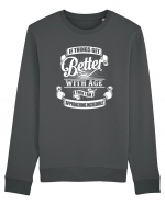 BETTER WITH AGE Bluză mânecă lungă Unisex Rise