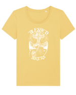 BIKERS Tricou mânecă scurtă guler larg fitted Damă Expresser