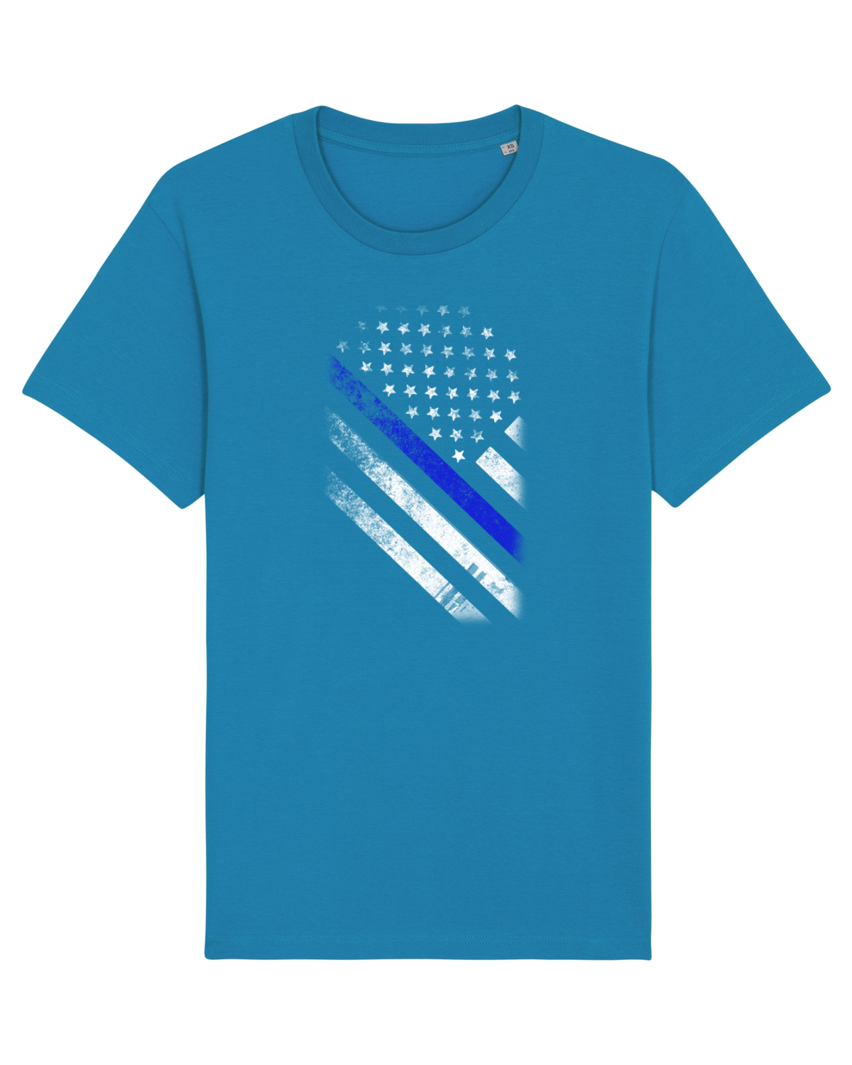Tricou mânecă scurtă Unisex Rocker Azur
