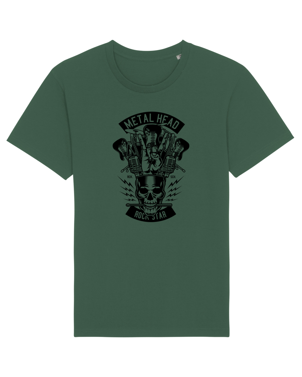 Tricou mânecă scurtă Unisex Rocker Bottle Green
