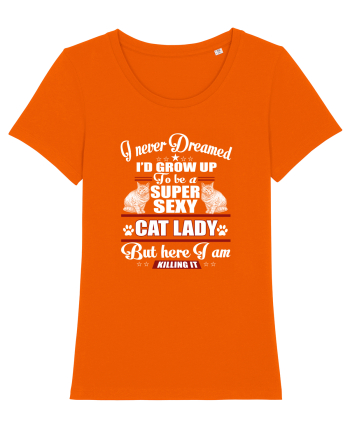 CAT LADY Bright Orange