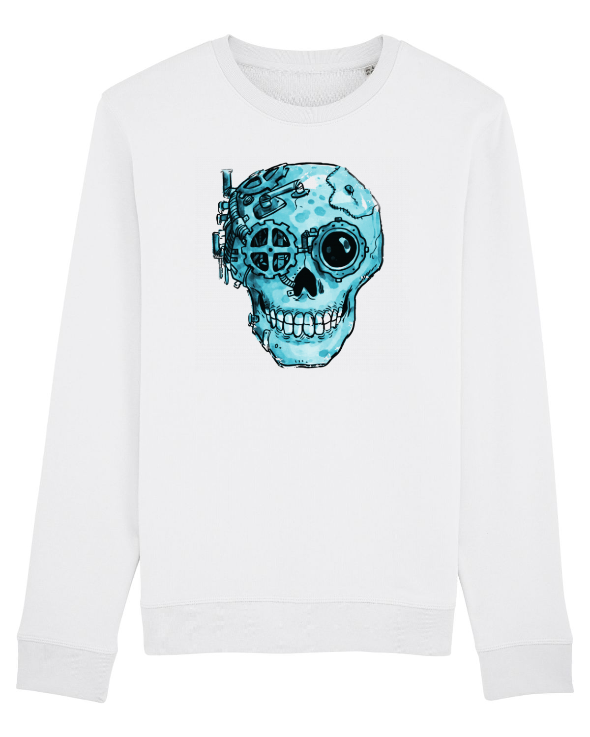 Bluză mânecă lungă Unisex Rise White
