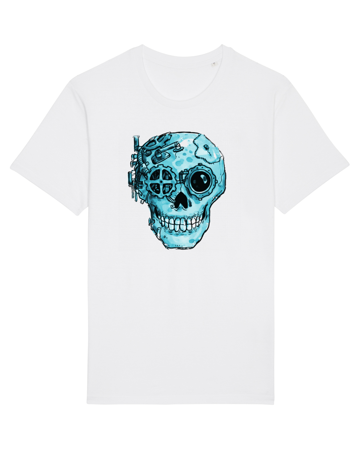 Tricou mânecă scurtă Unisex Rocker White