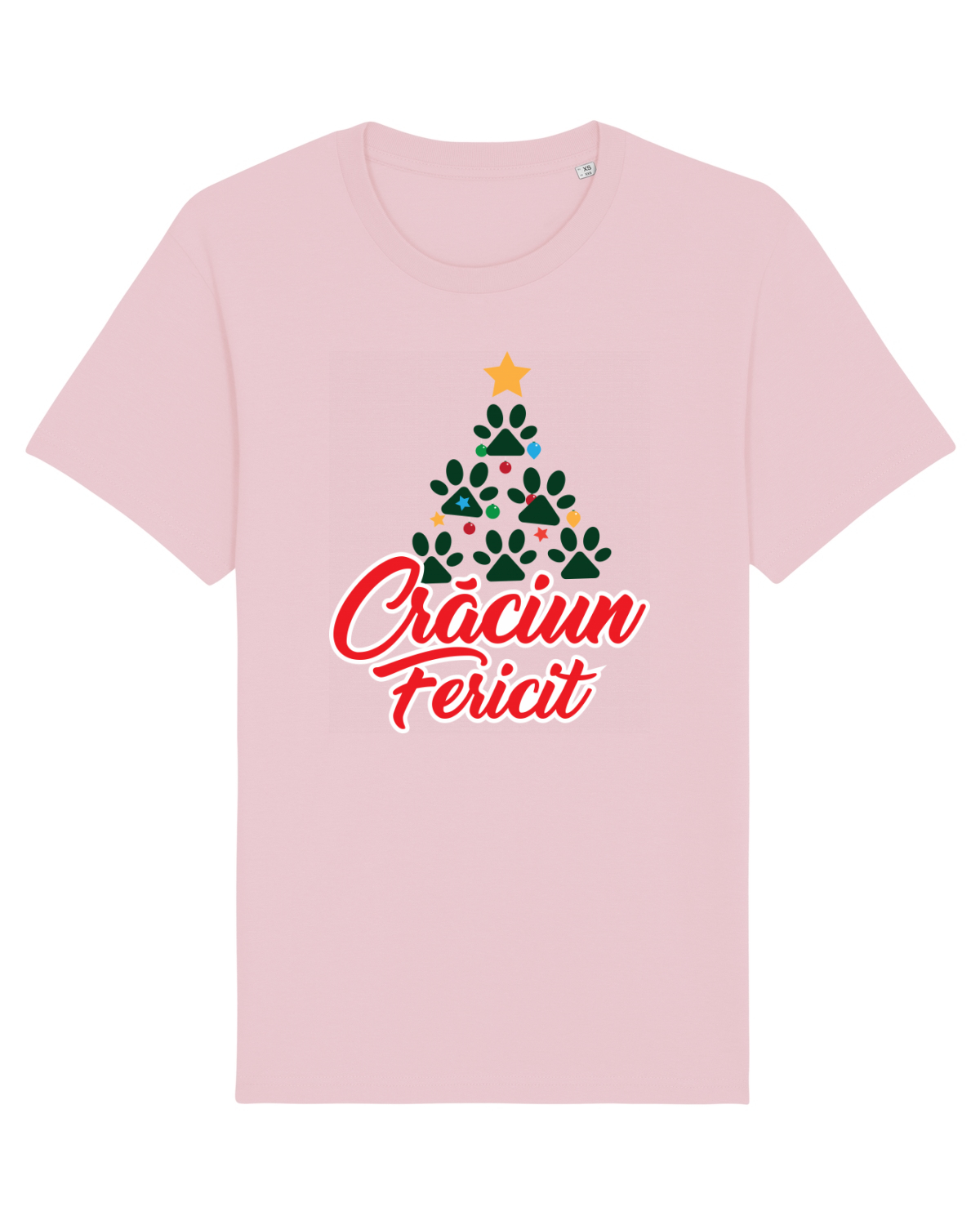 Tricou mânecă scurtă Unisex Rocker Cotton Pink