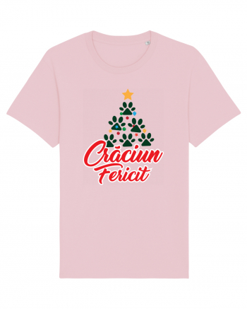 Crăciun fericit! -brad din labuțe  Cotton Pink