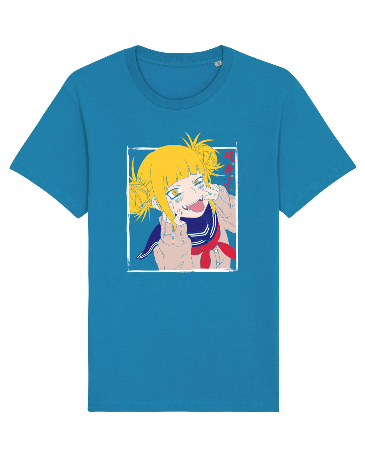 Tricou mânecă scurtă Unisex Rocker Azur