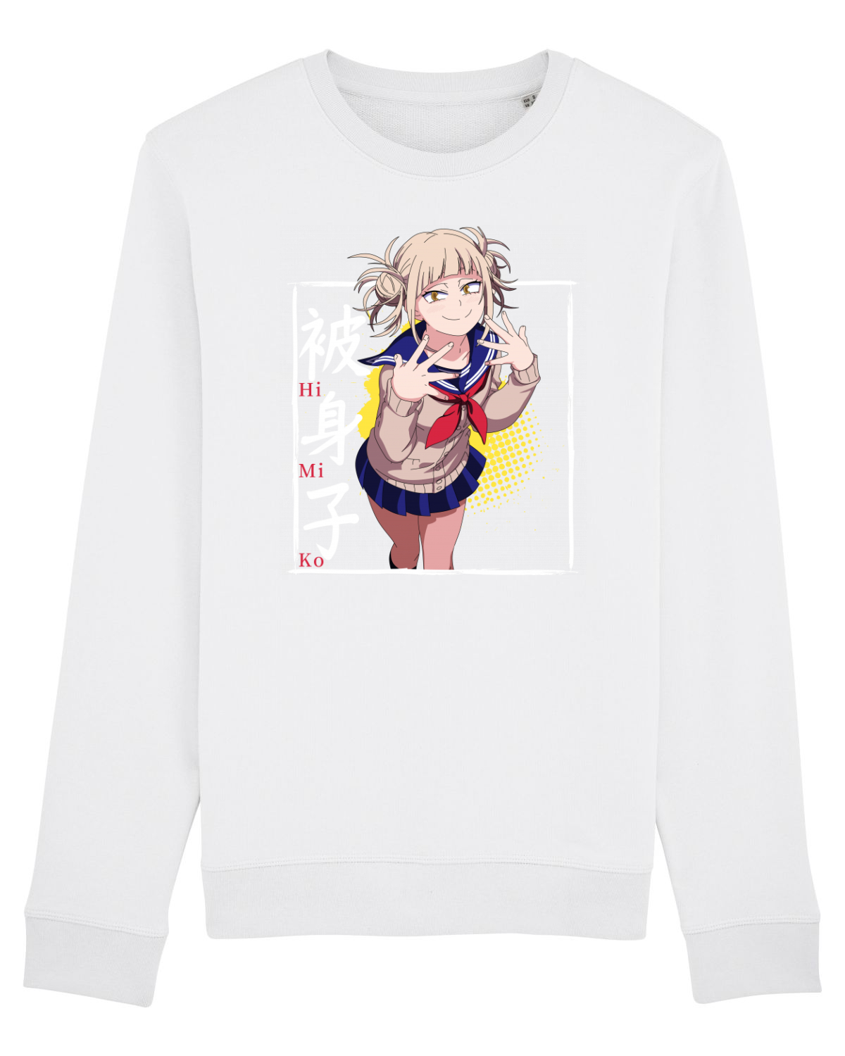 Bluză mânecă lungă Unisex Rise White