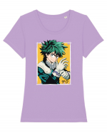  Izuku Midoriya Tricou mânecă scurtă guler larg fitted Damă Expresser