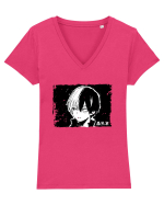  Shoto Todoroki  Tricou mânecă scurtă guler V Damă Evoker