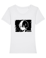  Shoto Todoroki  Tricou mânecă scurtă guler larg fitted Damă Expresser