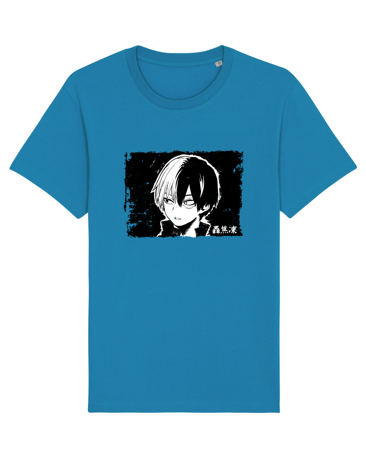 Tricou mânecă scurtă Unisex Rocker Azur