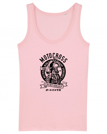 Moto Cross Championship Black Cotton Pink