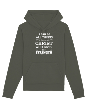 THROUGH CHRIST Khaki