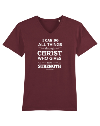 THROUGH CHRIST Burgundy