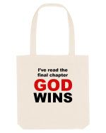 GOD WINS Sacoșă textilă