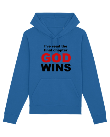 GOD WINS Royal Blue