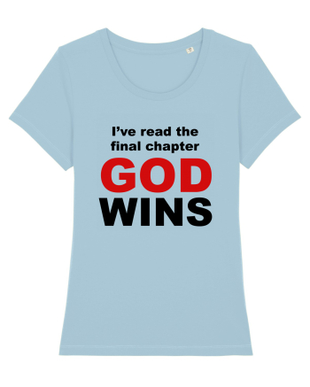 GOD WINS Sky Blue
