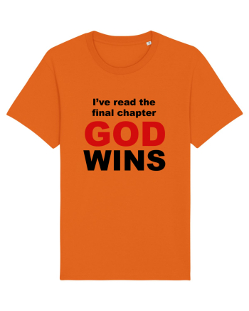 GOD WINS Bright Orange