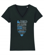 CHILD Tricou mânecă scurtă guler V Damă Evoker