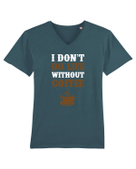 COFFEE Tricou mânecă scurtă guler V Bărbat Presenter