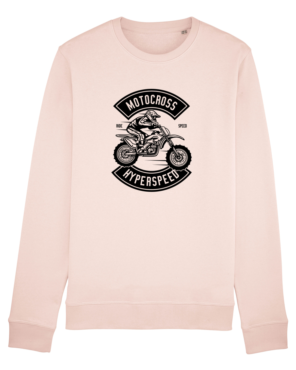 Bluză mânecă lungă Unisex Rise Candy Pink
