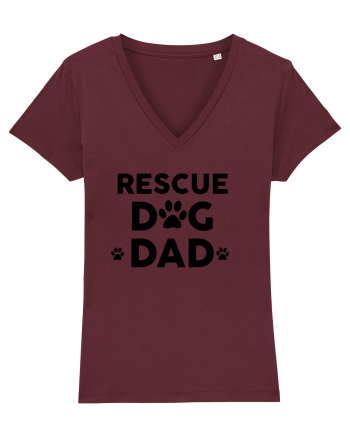 DOG DAD Burgundy