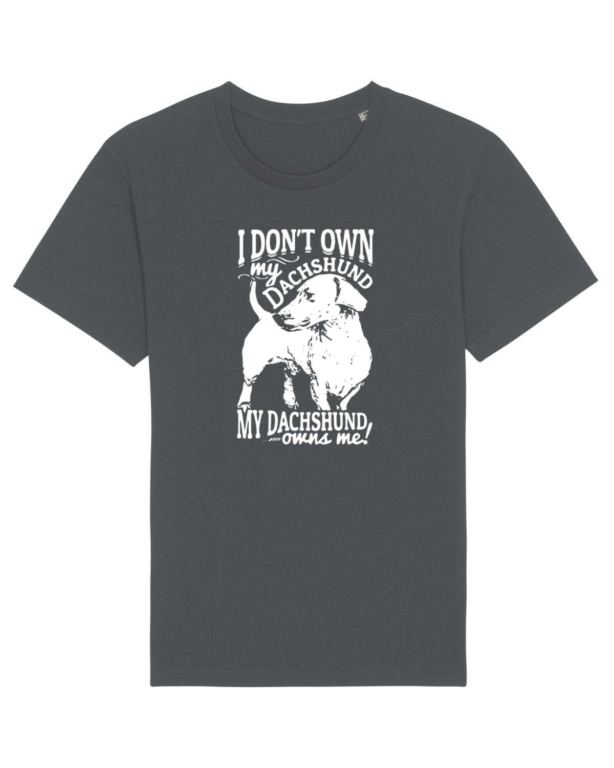 Tricou mânecă scurtă Unisex Rocker Anthracite