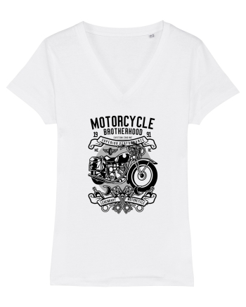 Motorcycle Vintage Black White