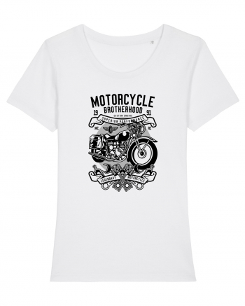 Motorcycle Vintage Black White