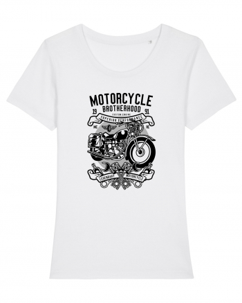 Motorcycle Vintage Black White