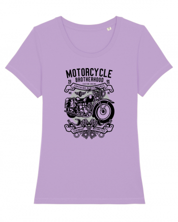 Motorcycle Vintage Black Lavender Dawn