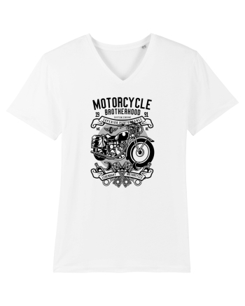 Motorcycle Vintage Black White