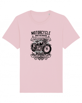 Motorcycle Vintage Black Cotton Pink