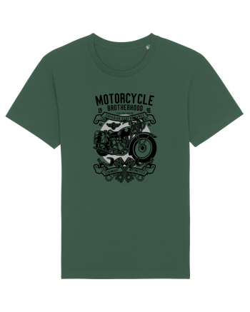 Motorcycle Vintage Black Bottle Green