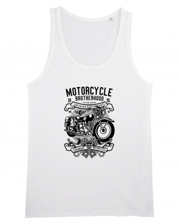 Motorcycle Vintage Black White