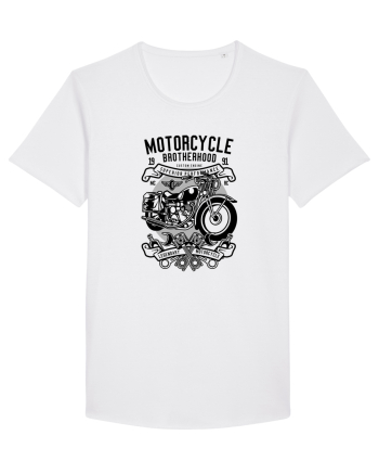 Motorcycle Vintage Black White