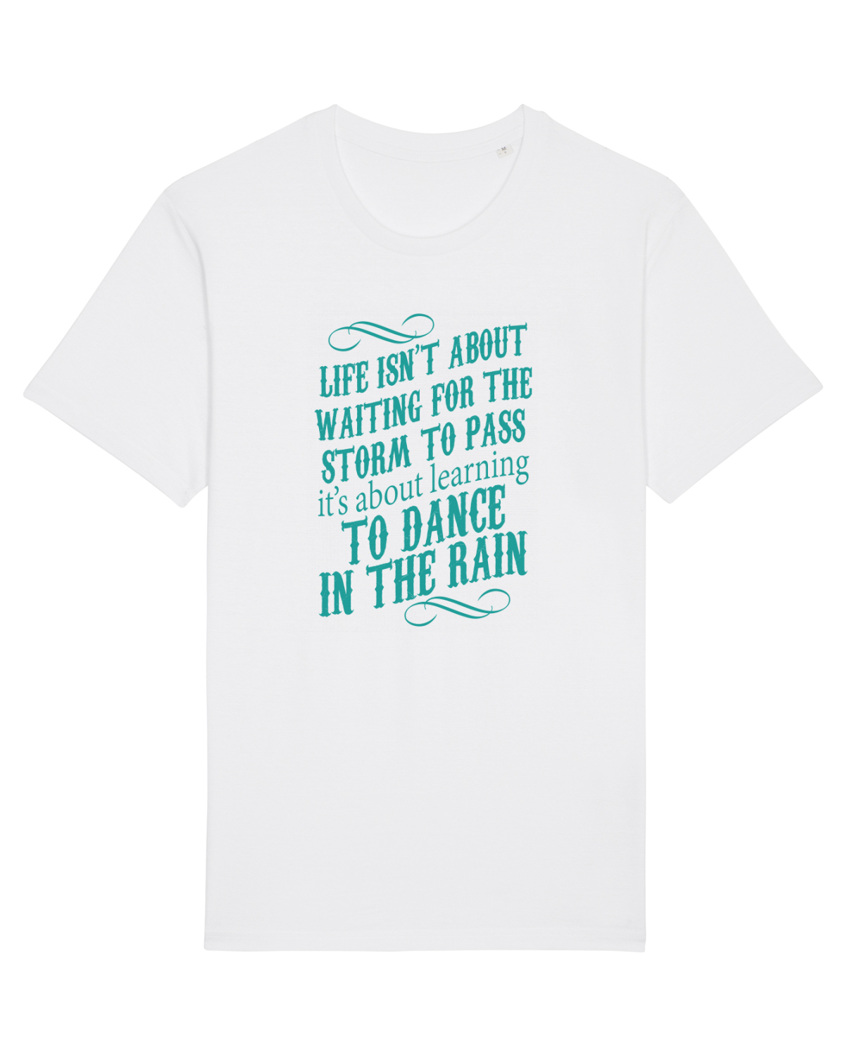 Tricou mânecă scurtă Unisex Rocker White