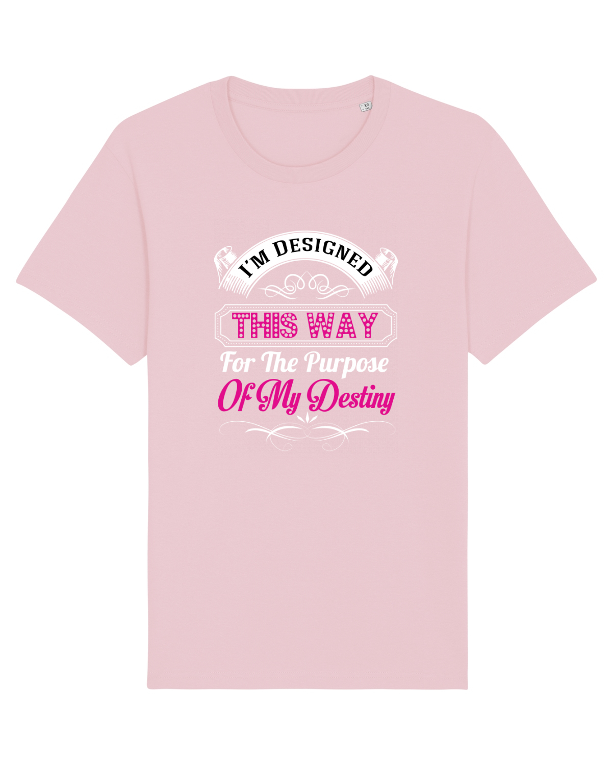 Tricou mânecă scurtă Unisex Rocker Cotton Pink