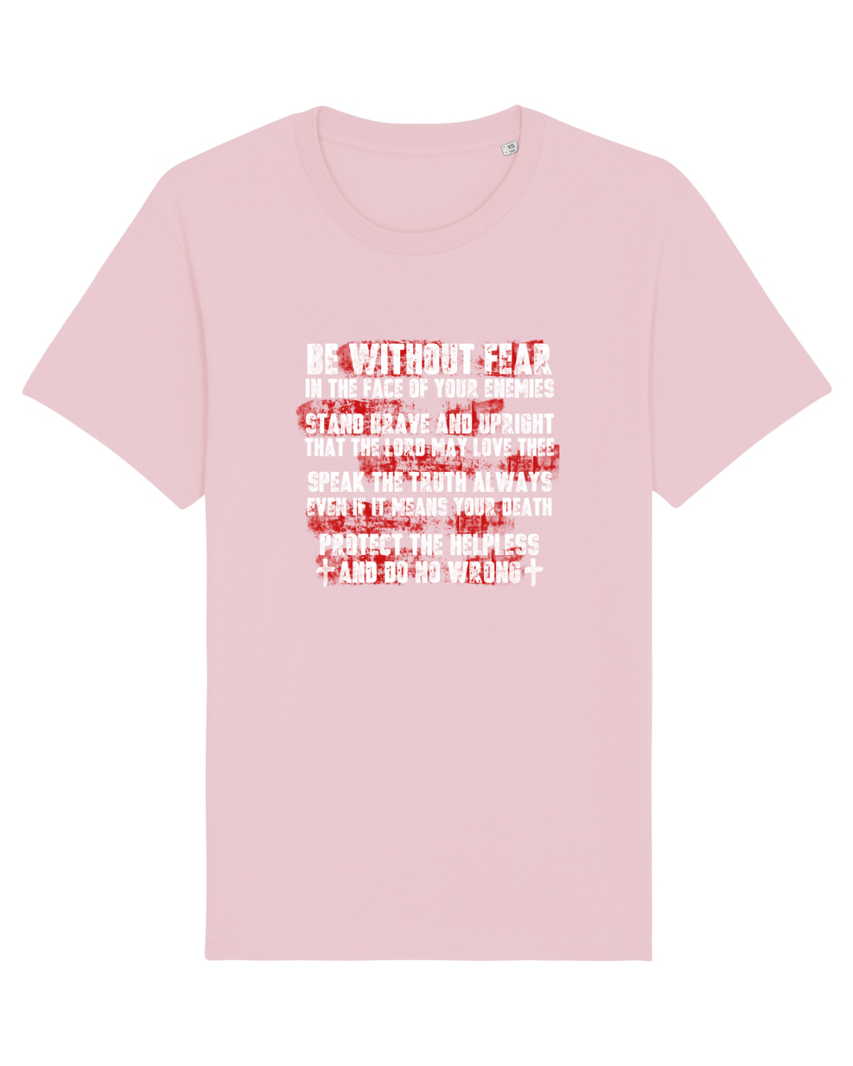 Tricou mânecă scurtă Unisex Rocker Cotton Pink