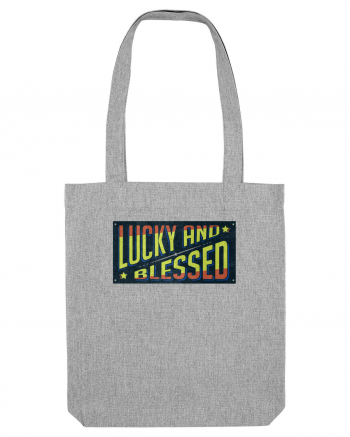 Lucky And Blessed Heather Grey