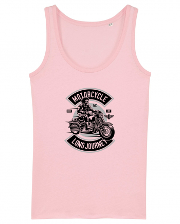 Motorycle Long Journey Black Cotton Pink