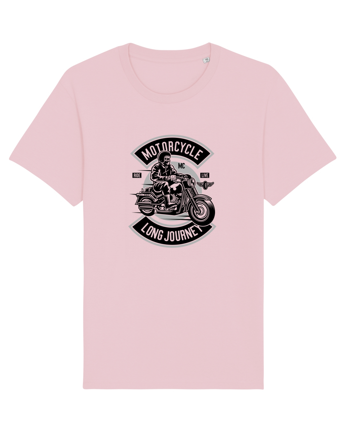 Tricou mânecă scurtă Unisex Rocker Cotton Pink