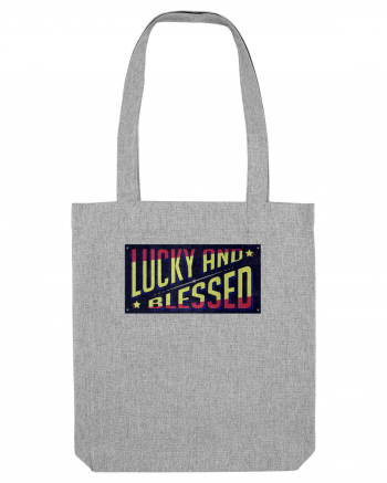 Lucky And Blessed Heather Grey