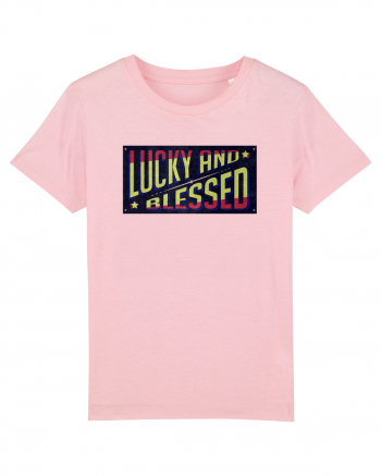 Lucky And Blessed Cotton Pink