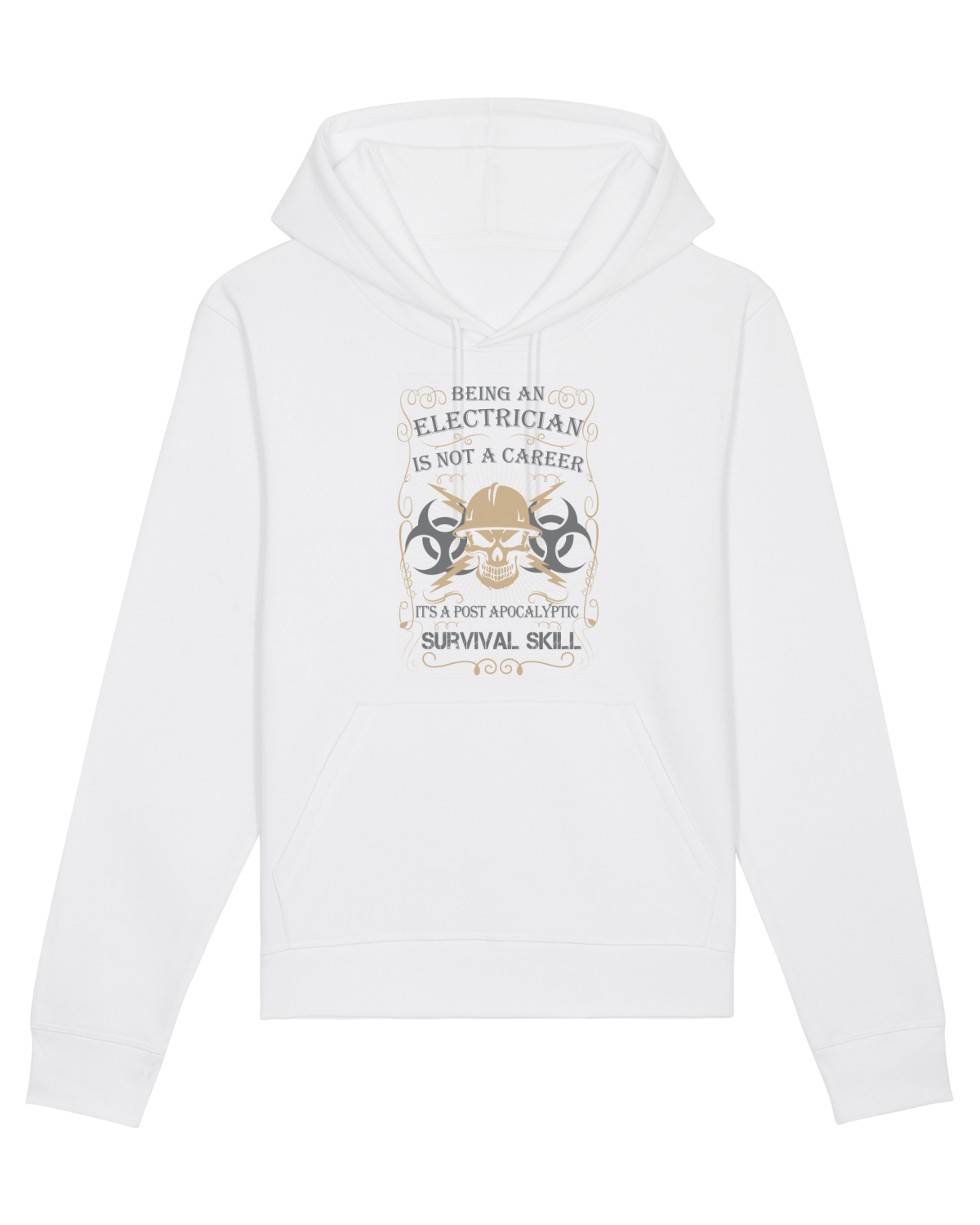 Hanorac Unisex Drummer White