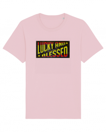 Lucky And Blessed Cotton Pink