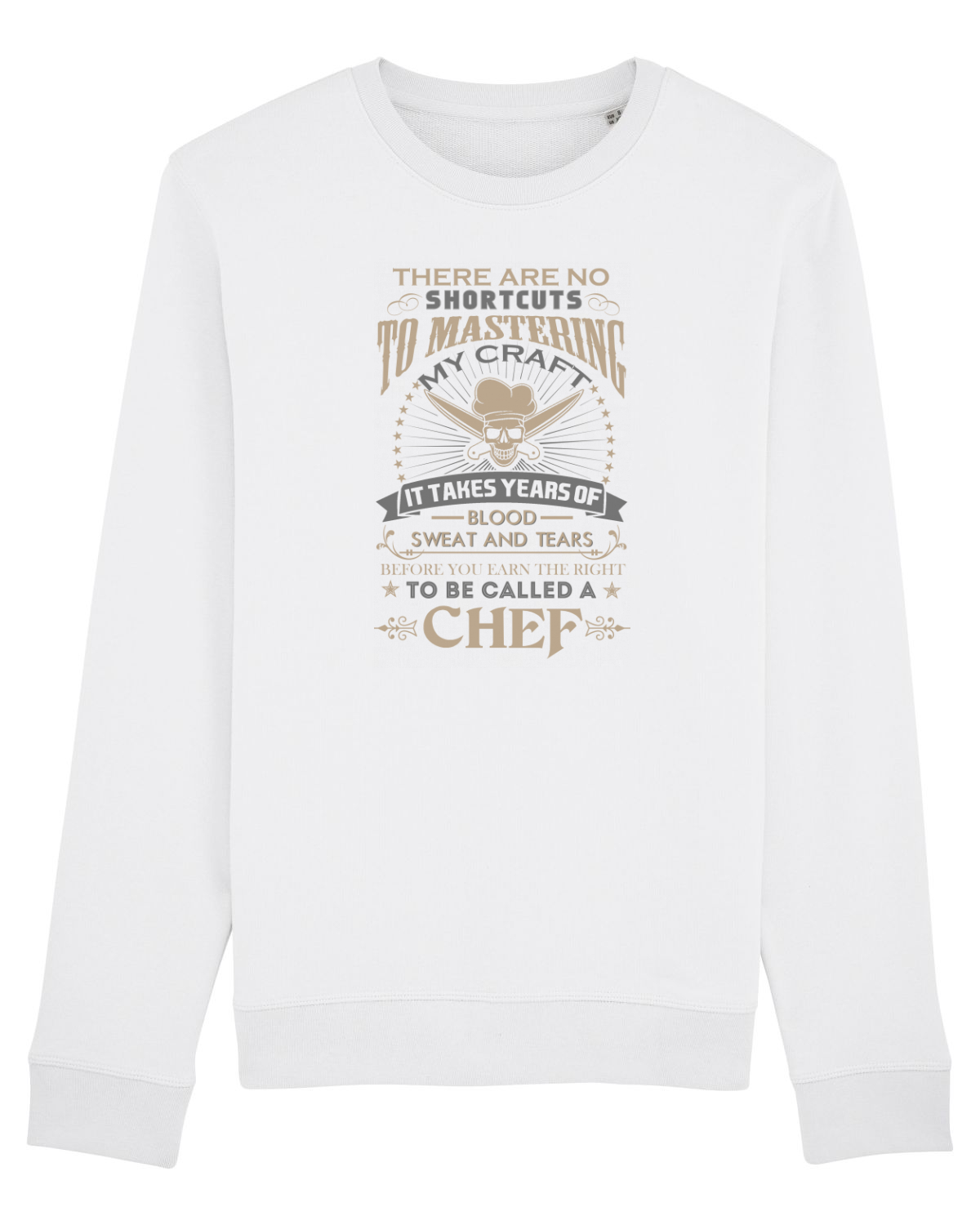 Bluză mânecă lungă Unisex Rise White