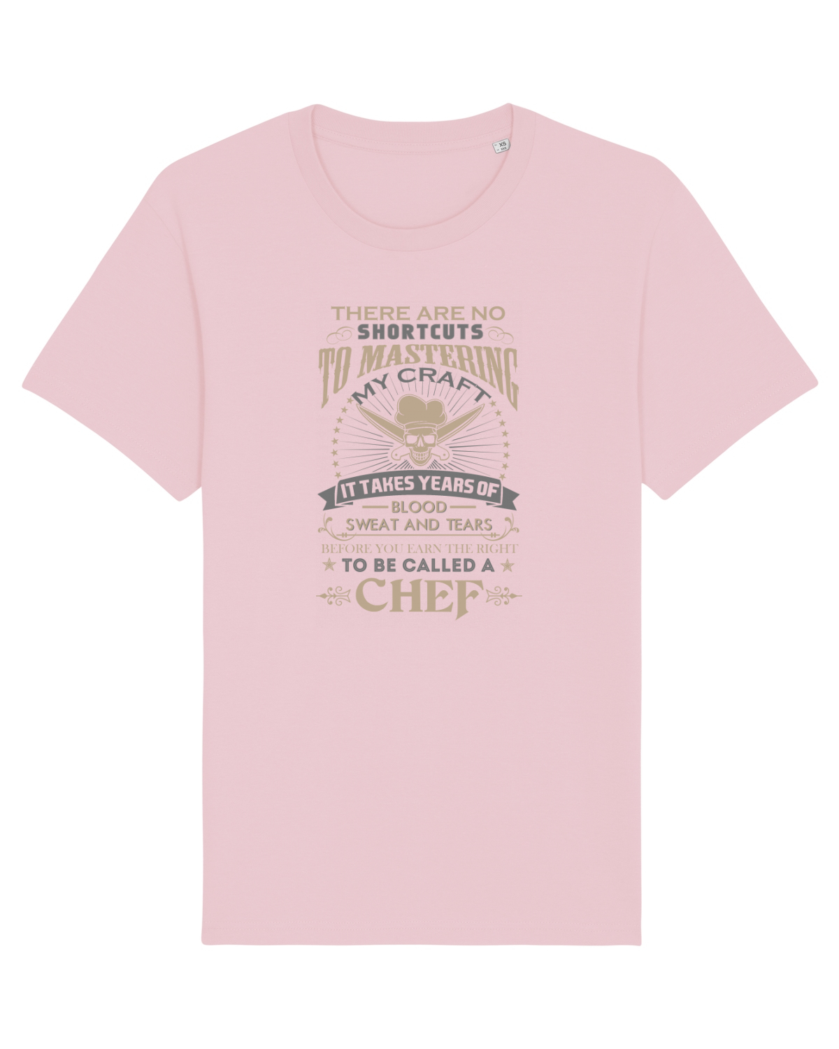 Tricou mânecă scurtă Unisex Rocker Cotton Pink