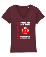 FIREFIGHTER Tricou mânecă scurtă guler V Damă Evoker