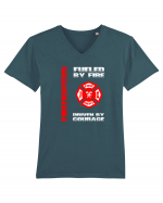 FIREFIGHTER Tricou mânecă scurtă guler V Bărbat Presenter